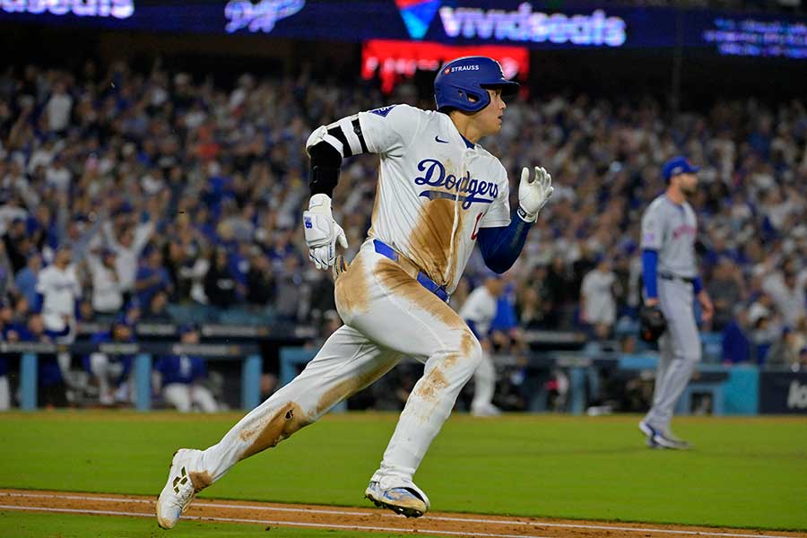 メッツ戦に「1番・DH」で出場したドジャースの大谷翔平【写真：ロイター】