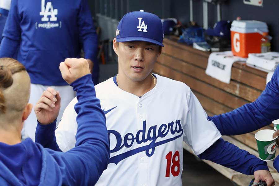 ドジャースの山本由伸【写真：ロイター】