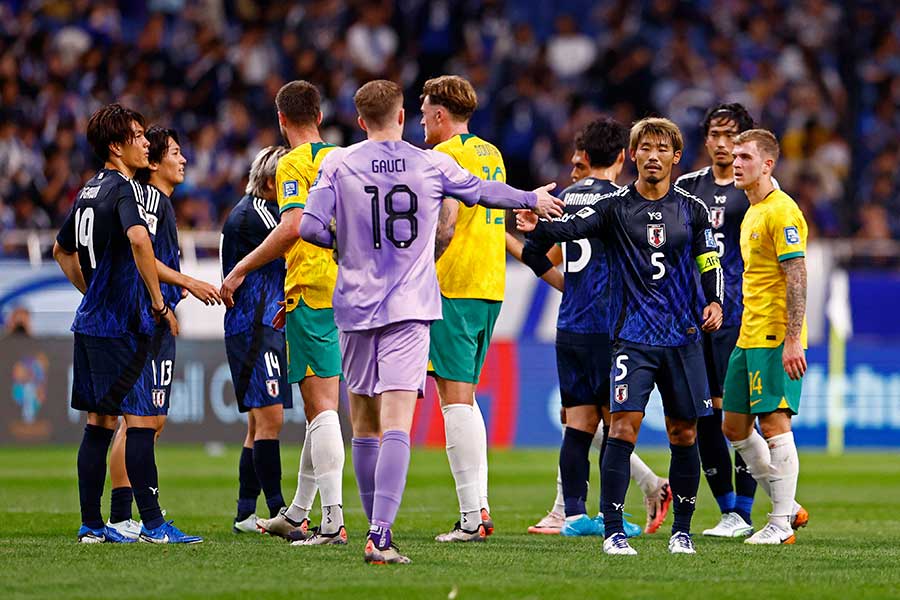 W杯アジア最終予選、日本VSオーストラリアは引き分けに終わった【写真：ロイター】