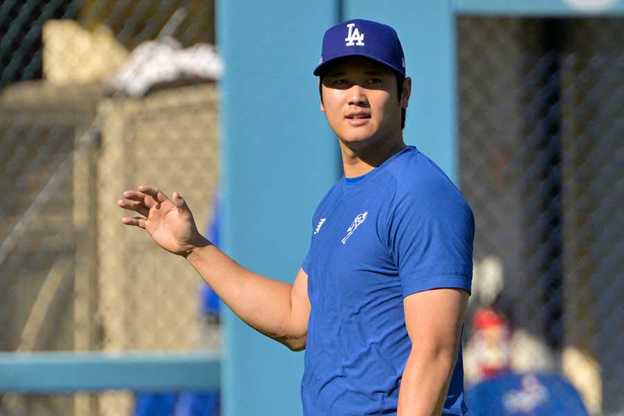 ドジャースの大谷翔平【写真：ロイター】