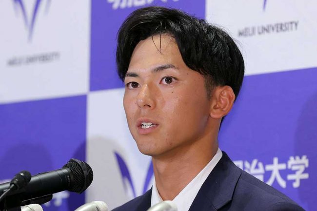 楽天ドラフト1位」確定で表情を変えなかった理由「正直…」 5球団競合の