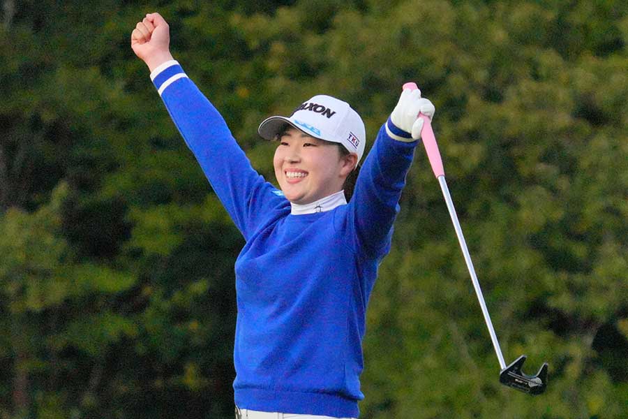 米ツアー初勝利を挙げた竹田麗央【写真：Getty Images】