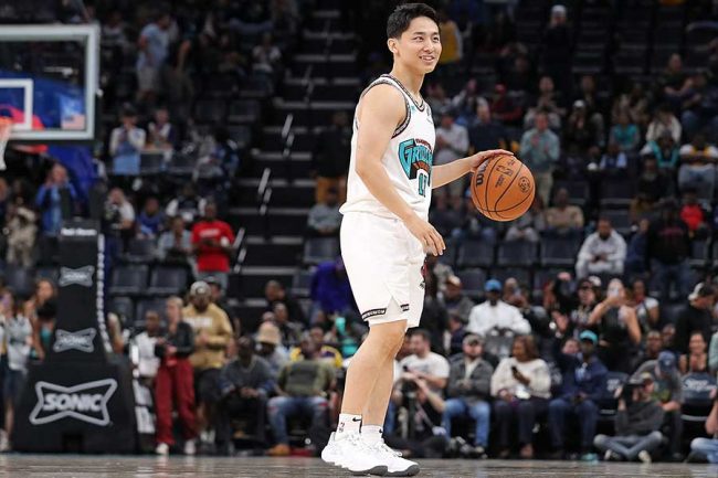 河村勇輝、レブロン息子とのマッチアップに日本人ファン胸熱「脚力