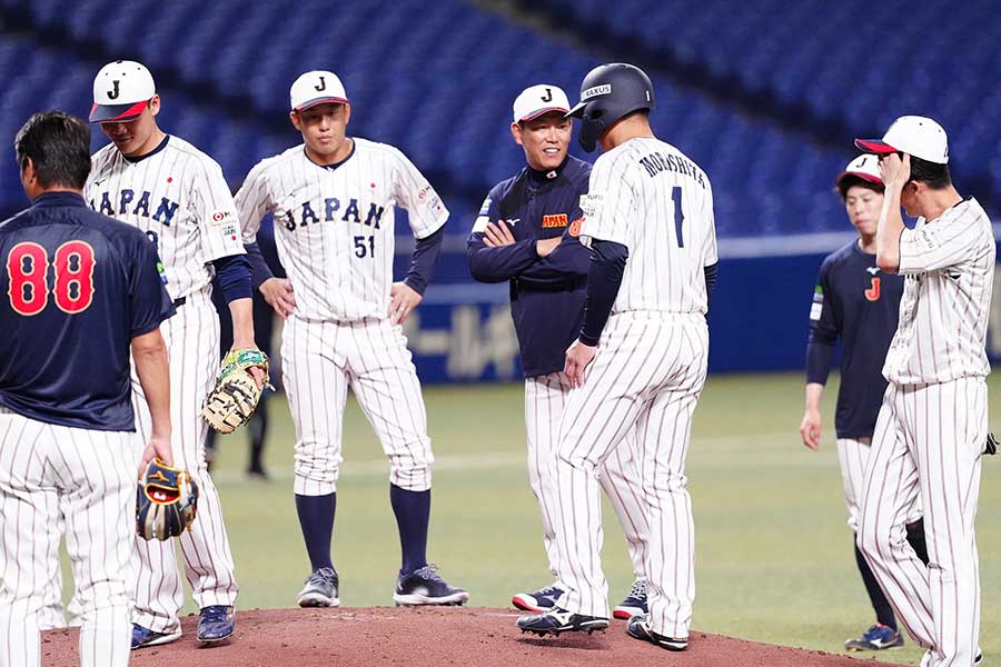 侍ジャパン【写真：小林靖】