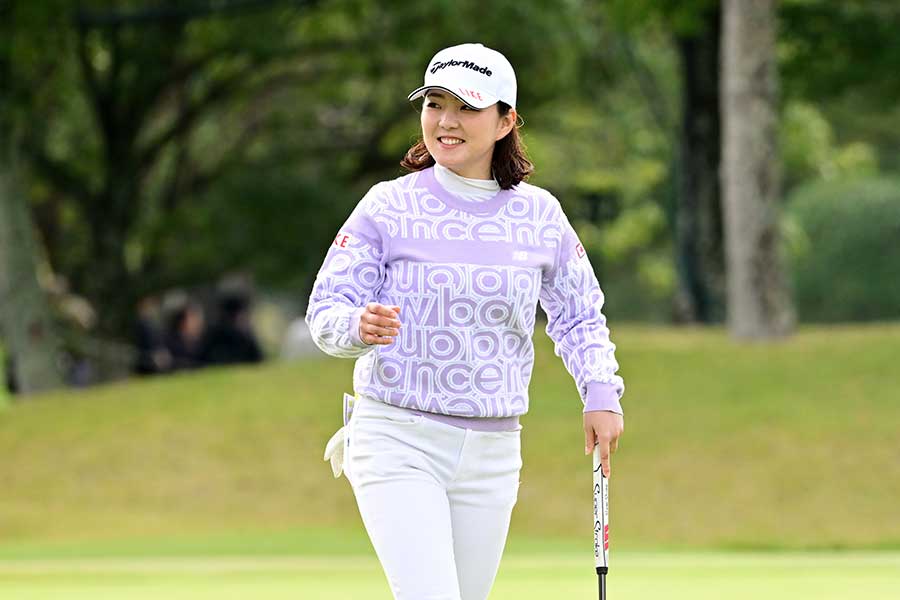 伊藤園レディスで今季初優勝した山内日菜子【写真：Getty Images】