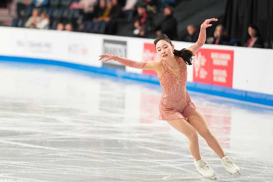 フィンランディア杯で2位となった松生理乃【写真：ロイター】