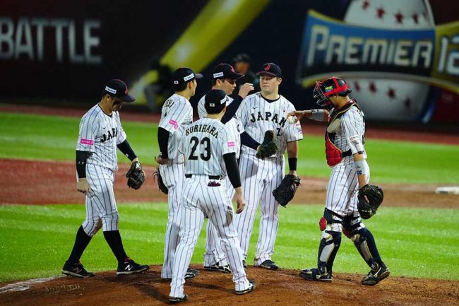 【極美品】フリーサイズ　侍ジャパン 法被　はっぴ　ハッピ　プレミア12 WBC 極美品】フリーサイズ 侍ジャパン 法被 はっぴ ハッピ プレミア12 WBC