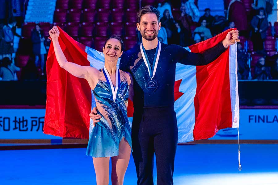 フィンランディア杯で優勝したディアナ・ステラート、マキシム・デシャン組【写真：Getty Images】