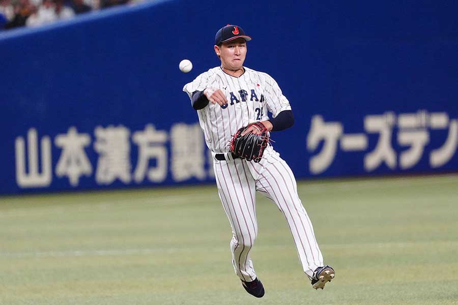 侍ジャパンの紅林弘太郎【写真：小林靖】