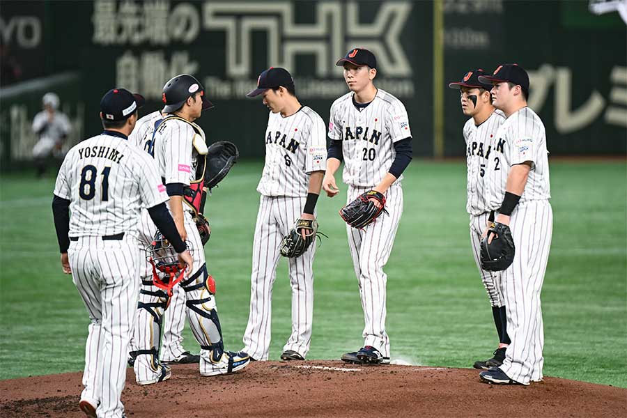 プレミア12決勝、台湾に敗れた侍ジャパン【写真：中戸川知世】