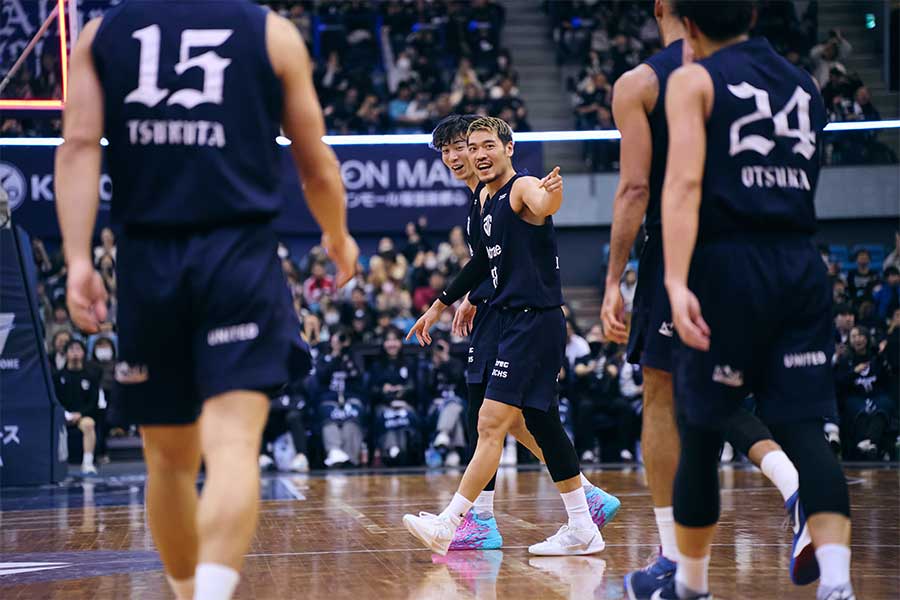 福島ファイヤーボンズに勝利したアルティーリ千葉【写真：B.LEAGUE】