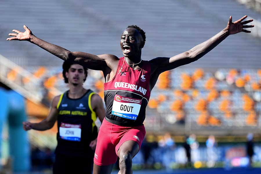 全豪学生選手権で快走したガウト・ガウト【写真：ロイター】