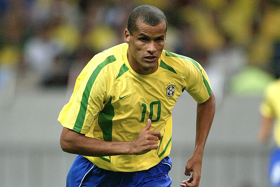 2002年の日韓W杯にブラジル代表として出場したリバウド【写真：Getty Images】