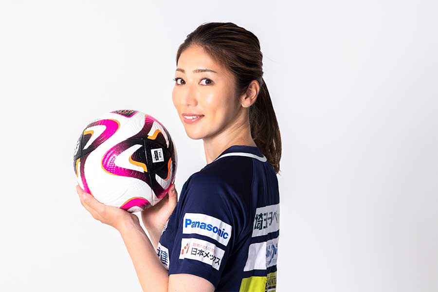 誰かにとっての『憧れの選手』が増えることは女子サッカーの未来に繋がるという【写真：回里純子】