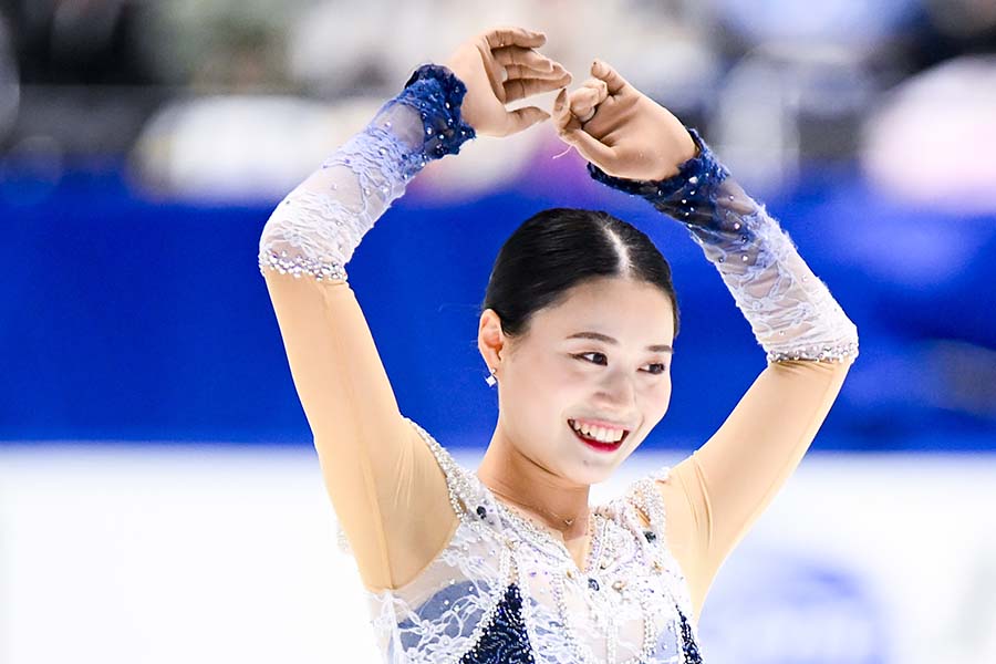 SP18位でフリー進出を決めた白岩優奈【写真：中戸川知世】