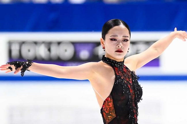 小悪魔っぽい衣装が大好き」 全日本フィギュアで話題 3A着氷、渡辺倫果