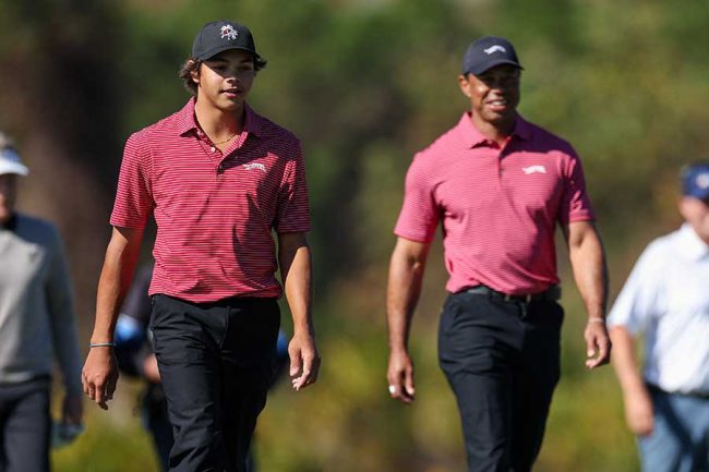 15歳ウッズ愛息の衝撃ホールインワンに「お父さんがより興奮してる