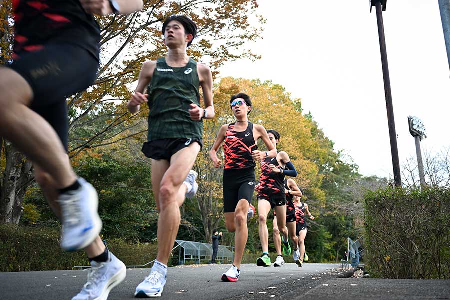 早大競走部40名ほどの部員のうち半分は一般受験で入学し、選手それぞれが才能を伸ばしている【写真：中戸川知世】