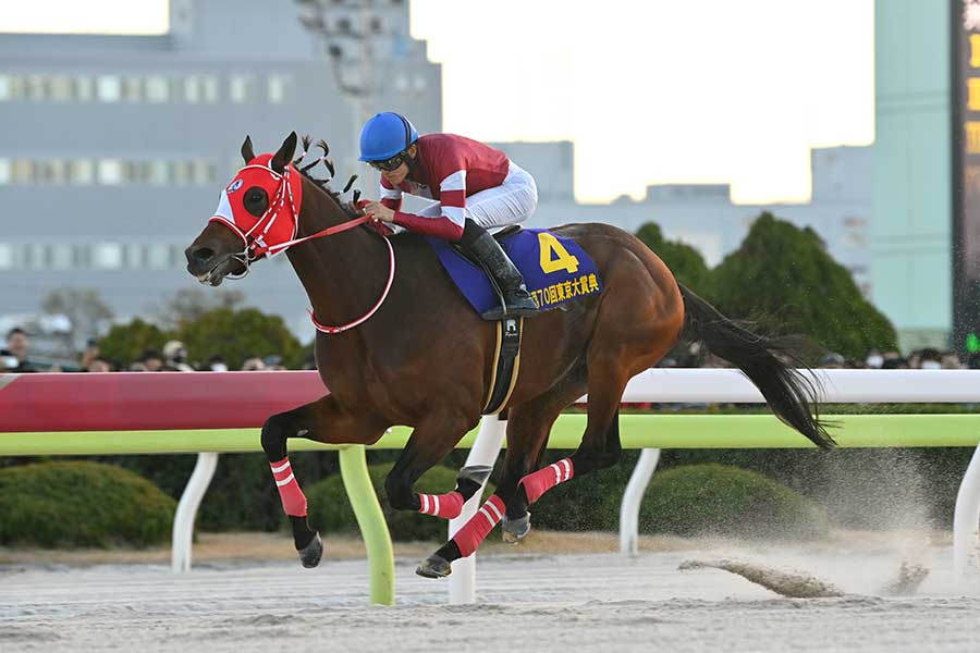 東京大賞典を快勝で制したフォーエバーヤング【写真：産経新聞社】