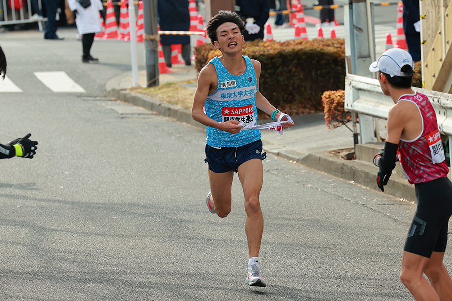 関東学生連合の9区を走った東大院の古川大晃【写真：産経新聞社】