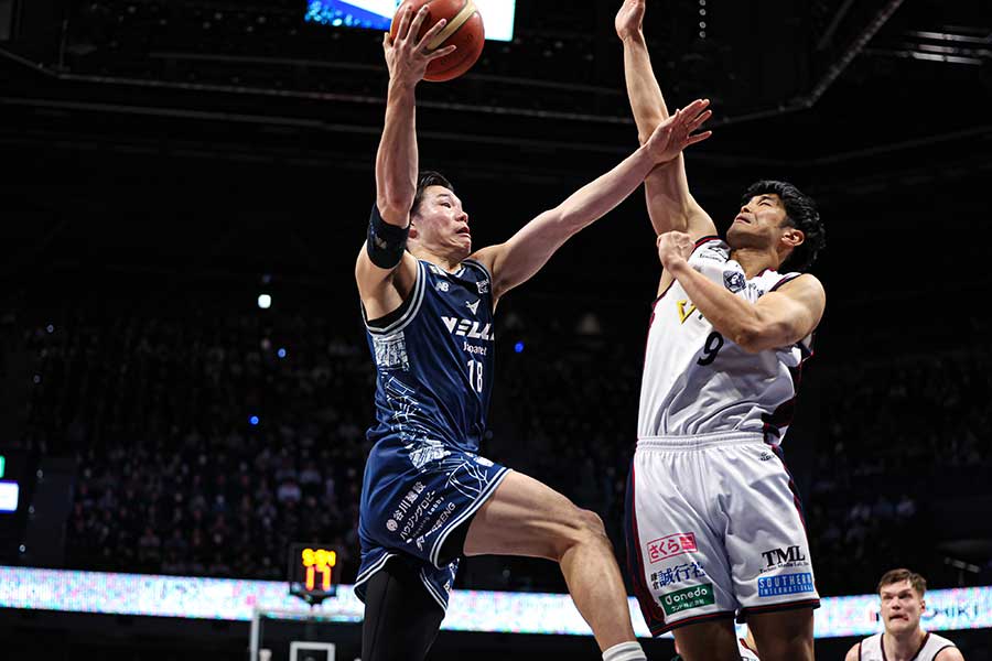 4日に行われた長崎ヴェルカ対横浜ビー・コルセアーズ戦【写真：B.LEAGUE】