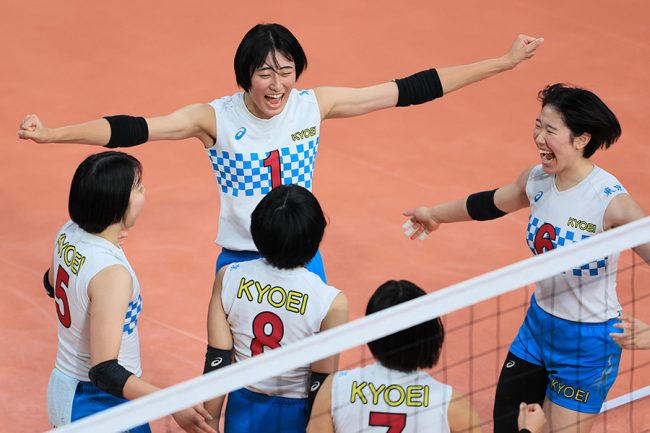 春高バレー】共栄学園、大熱戦の末に前回女王・就実を3-1撃破 秋本美空