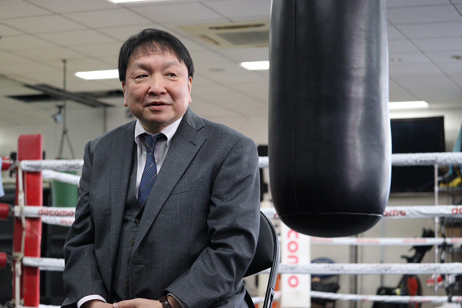 会見に出席した大橋秀行会長【写真：浜田洋平】