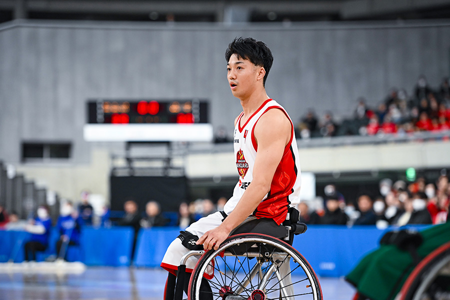 車いすバスケの楽しさに魅了された高松【写真:中戸川知世】