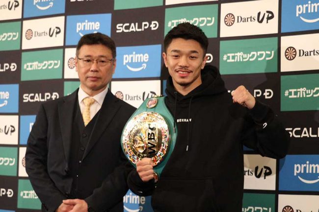 9／30まで特価ファンクラブ観戦限定　中谷潤人WBC IBF タイトル統一戦 T 中谷潤人 トークショー即完売200人来場「うれしい。これがリアル