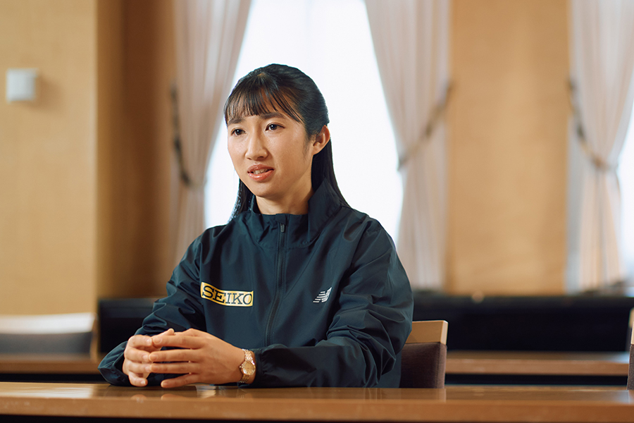 田中は陸上を「本当の人類最強」を争う競技と考える【写真：落合直哉】