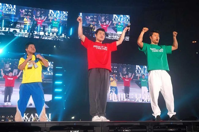 パラダイス銀河が流れ…関西コレクションにボクサー登場 亀田興毅氏ら3