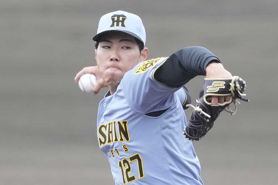2024年育成ドラフト1位右腕の工藤泰成【写真：産経新聞社】