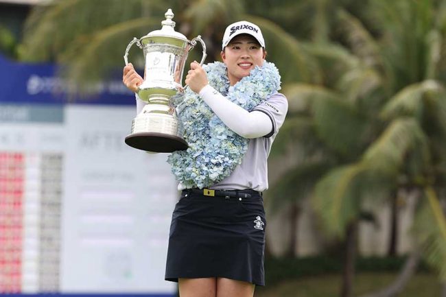 EPOCH ONE 竹田麗央　 逆転優勝で今季4勝目　数量限定品 21歳竹田麗央が米ツアー2勝目快挙！ 6打差圧勝でシャンパンがぶ飲み