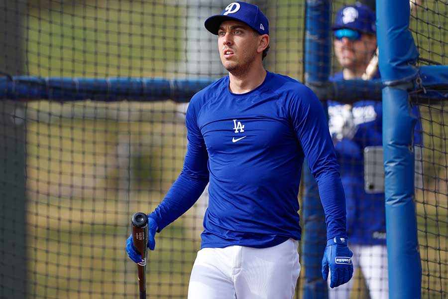 ドジャースのオースティン・バーンズ【写真：Getty Images】