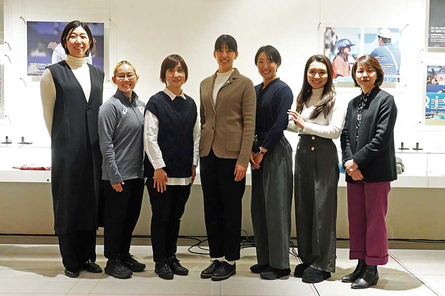 「ママアスリートの実際　親でありアスリートである日々とは？」と題したセミナーを、立教大学と共催で開催した【写真：編集部】