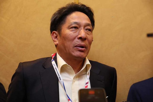 駅伝の普及を熱く語った原晋監督【写真:柳瀬心祐】