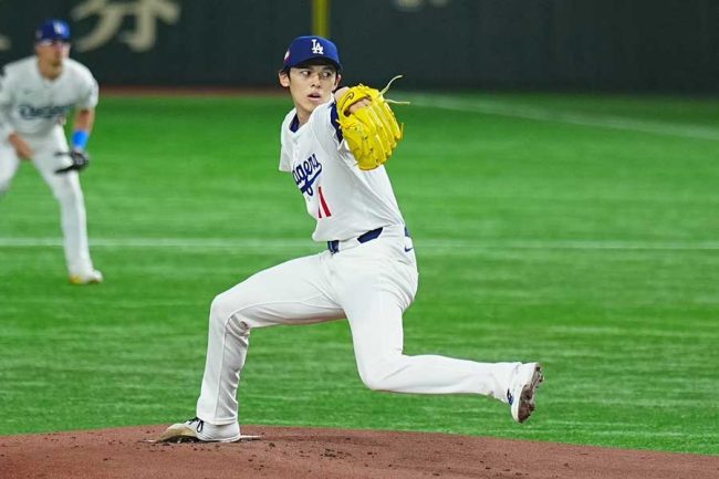 佐々木朗希 プロ野球キャンプ2024】「グローブ壊れるっすよ」 佐々木朗希