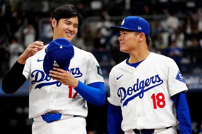 大谷一家へ、由伸の贈り物を拡大すると…「めちゃくちゃ達筆」 刻まれた