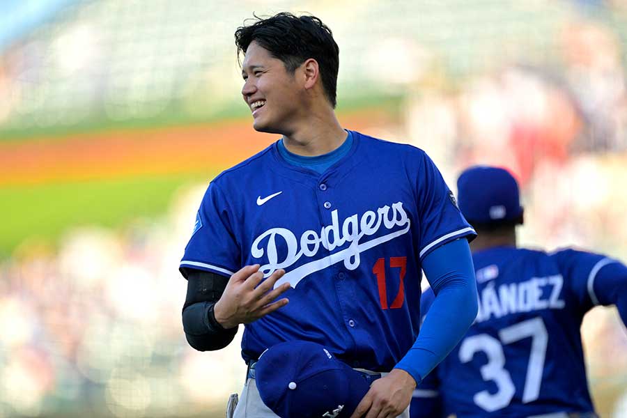 ドジャースの大谷翔平【写真：ロイター】
