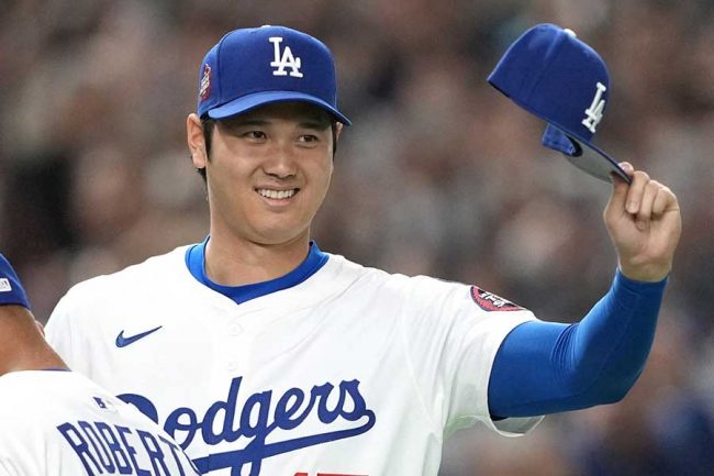 大谷翔平に届いた