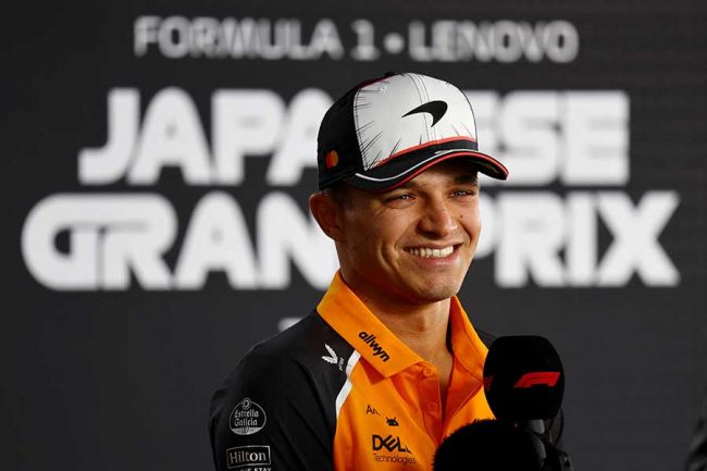 何これ？どういう意味？」 ファンから贈られた日本の伝統品にF1ノリス
