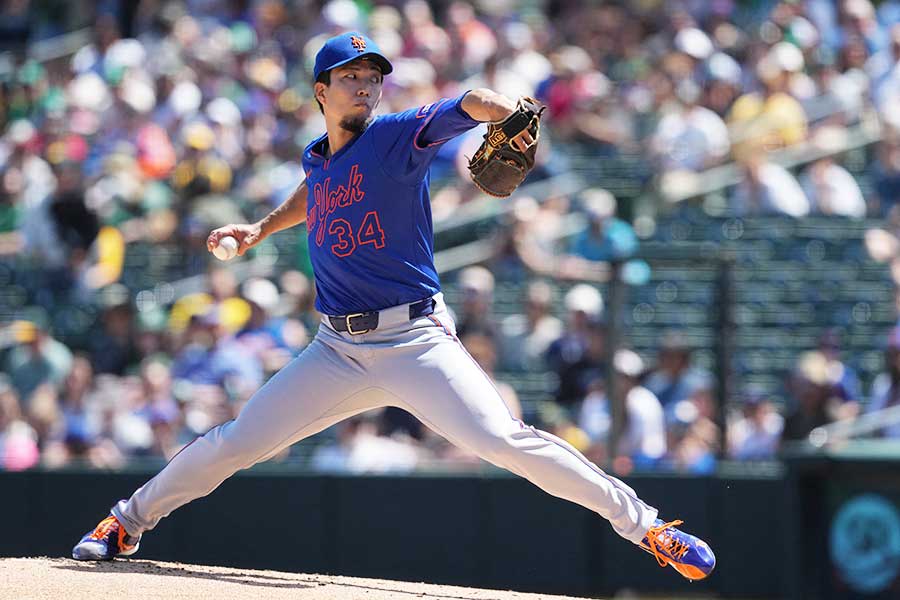 今季2勝目をマークしたメッツの千賀滉大【写真:ロイター】