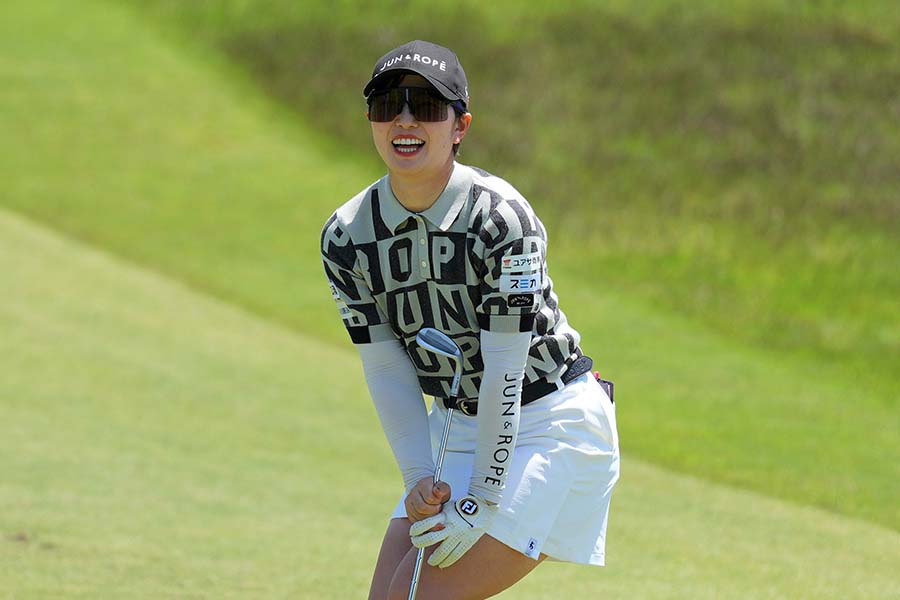 パナソニックオープンレディースに出場している蛭田みなみ【写真:Getty Images】