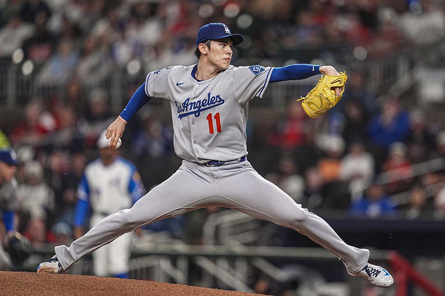ドジャースの佐々木朗希【写真：ロイター】