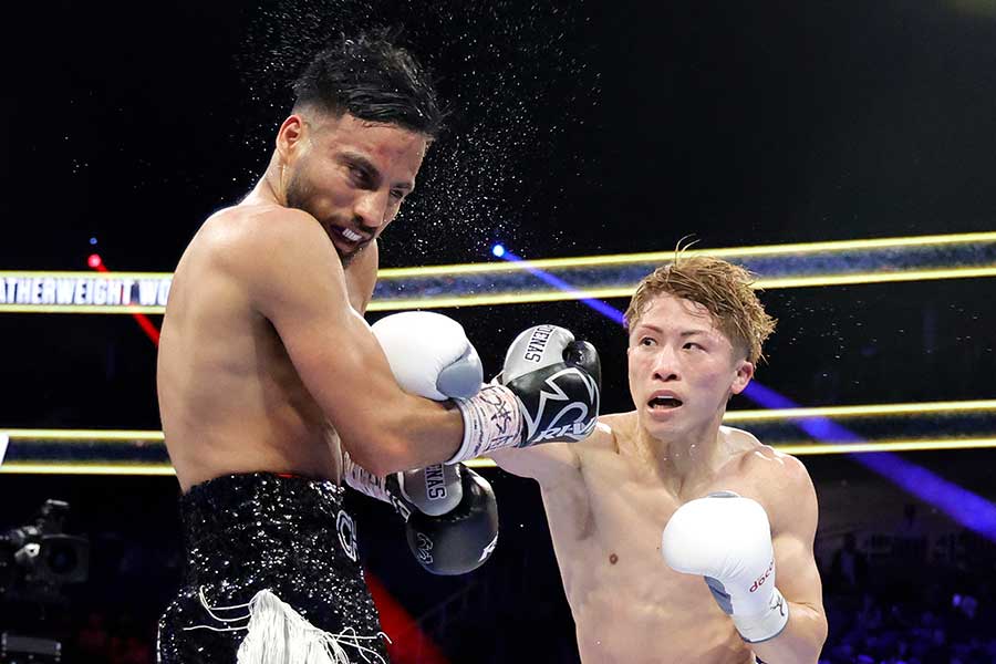 8回TKO勝ちした井上尚弥【写真：Getty Images】