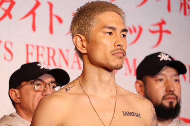 井岡一翔、会見で強調「何が何でも勝利を掴み取りたい」 昨年負けた