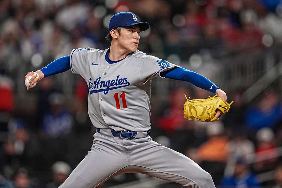 ドジャースの佐々木朗希【写真：ロイター】