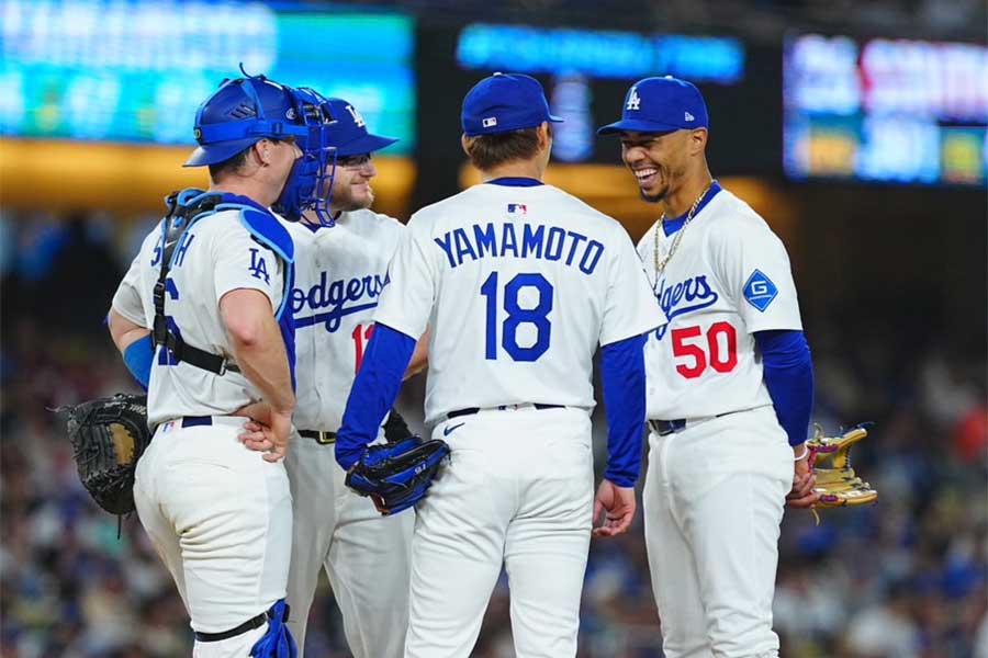 ドジャース【写真：荒川祐史】