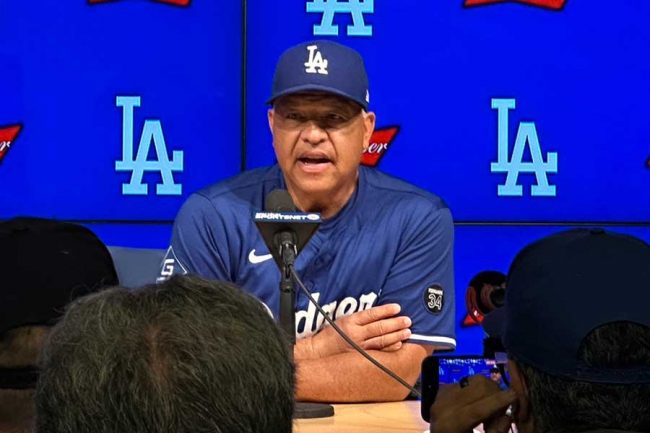 大谷ブルペン投球でもスライダー解禁 ロバーツ監督「感触を確かめた