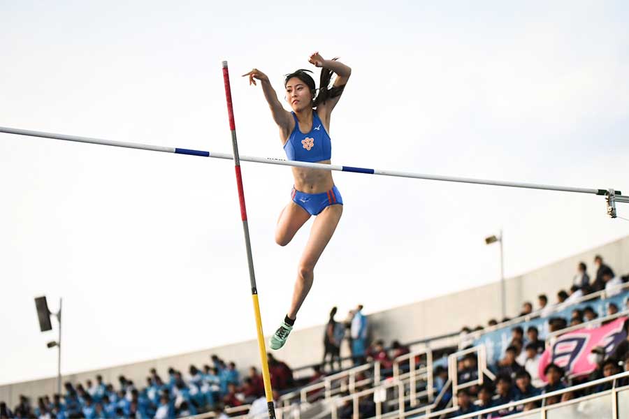 応援を力に「日体大記録」「学生記録」を目指していく【写真:中戸川知世】